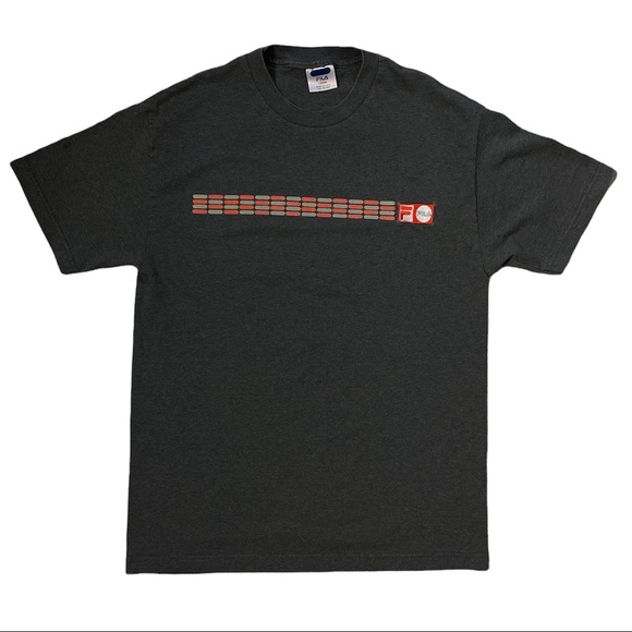 Vintage FILA Embroidered Logo Graphic T Shirt - Picture 2 of 3